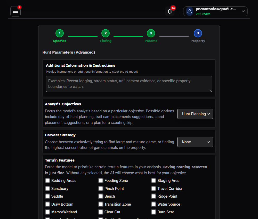 Step 3: Advanced Hunt Parameters