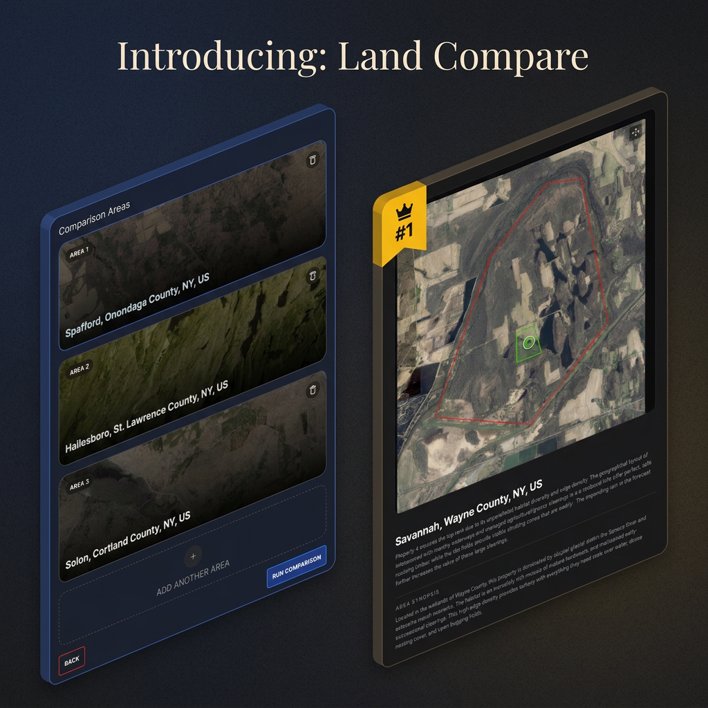 Land Comparison Feature
